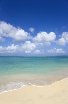 Waves breaking on Paradise Beach at LEsterre Bay with the turqoise sea and Sandy Island sand bar beyond.Beaches Caribbean Destination Destinations Grenadian Greneda Resort Sand Sandy Scenic Seaside S...