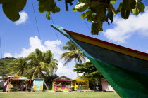 The fruit and vegetable market in Mulzac Square in the capital Clifton.Caribbean West Indies Windward Islands Destination Destinations