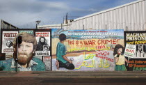 West  Falls Road  Political murals painted on walls of the Lower Falls Road area with anti Irsaeli agression message.PoliticalNorthernBeal FeirsteUrbanArchitectureSocial IssuesPoliticsArtGraf...