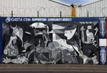 West  Falls Road  Political murals painted on walls of the Lower Falls Road area. Copy of Pablo Picassos Bombing of GuernicaPoliticalNorthernBeal FeirsteUrbanArchitectureSocial IssuesPoliticsA...