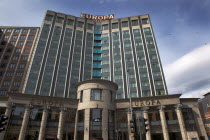 Great Victoria Street  Exterior of the Europa hotel  once the most bombed hotel in EuropeNorthernArchitectureUrbanBeal FeirsteFacadeOutsideTouristsTouristNorthern Beal Feirste European Irish N...