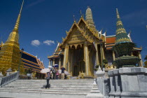 Grand Palace Entrance to the Royal monastery of the EMerald Buddha.SunVacationHolidaysTravelArcheologyHistoricalReligionBuildingStructureArchitectureAncientExoticFolkloreMonumentHuman H...