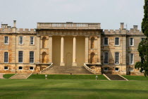 Kimbolton School exterior and lawns.Cambridge Kimbolton girls college education England English Britain British UK United Kingdom Cambridgeshire lime stone limestone university  Oxbrige elite higher...