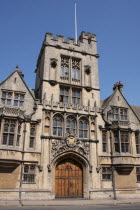 Brasenose College exterior in the High Street.Oxford  UK  High street  Brasenose  college  university  colleges  Oxbridge  building  stone  Europe  European  Oxfordshire  United Kingdom  England  Eng...