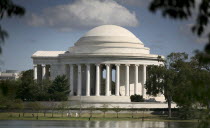 Thomas Jefferson Memorial. The Mall.ArchitectureUSANorthAmericaAmericanUnitedStatesWashingtonDistrictColumbiaJeffersonMemorialPresident Blue Clouds Cloud Sky Destination Destinations Dist...