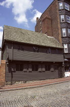 The Paul Revere House in North Square.TravelTourismHolidayVacationExploreRecreationLeisureSightseeingTouristAttractionTourDestinationTripJourneyDaytripPaulRevereReveresReveresHouse...