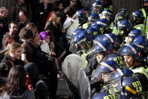 England  London  City  Threadneedle Street  Bank of England G20 Protests  April 2009.European UKUnited KingdomGBGreat BritainEuropeEuropeanMeetingProtestProtestersCivil UnrestRiotConfronta...