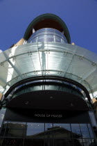 Entrance to the House of Fraser department store on the corner of Victoria Street and Chichester St. Part of the redeveloped Victoria Square Shopping centre.Beal Feirste Eire European Irish Northern...