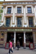 Great Victoria Street  The Crown Bar Liquor Saloon. Built in 1826 it features gas lamps and cosy snugs.Beal Feirste Eire European Irish Northern Northern Europe Republic Ireland Poblacht na hEireann...