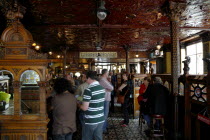 Great Victoria Street  The Crown Bar Liquor Saloon. Built in 1826 it features gas lamps and cosy snugs.Beal Feirste Eire European Irish Northern Northern Europe Republic Ireland Poblacht na hEireann...