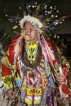 International Peace Pow Wow. Cree man from northern Saskatchewan in ceremonial regaliaIndigenous American Canadian Indegent Male Men Guy North America One individual Solo Lone Solitary 1 Male Man Guy...