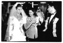 Traditional Greek Wedding ceremony. Money being pinned to the Bridge and Groom.Classic Classical European Marriage Religion Religion Religious Christianity Christians Marriage Marrying Espousing Hyme...