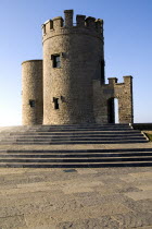 OBriens Tower - it was built by Sir Cornelius OBrien in 1835 as an observation tower for tourists.Eire European Irish Northern Europe Republic Ireland Poblacht na hEireann Blue Gray History Historic...