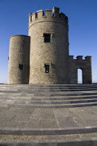 OBriens Tower - it was built by Sir Cornelius OBrien in 1835 as an observation tower for tourists.Eire European Irish Northern Europe Republic Ireland Poblacht na hEireann Blue Gray History Historic...