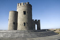 OBriens Tower - it was built by Sir Cornelius OBrien in 1835 as an observation tower for tourists.Eire European Irish Northern Europe Republic Ireland Poblacht na hEireann Blue Gray History Historic...