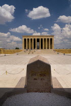 Turkey, Cappadocia, Ankara, Anitkabir, Mausoleum of Kemal Ataturk, also laid to rest here is Ismet Inonu, 2nd President of Turkey who died in 1973.