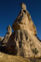 Turkey, Cappadocia, Goreme, Pigeon Valley,  Fairy Chimneys with dovecotes, Pigeon droppings are used as fertiliser.