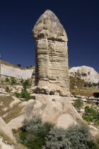Turkey, Cappadocia, Goreme, Love Valley, Phallic looking fairy chimneys in this popular valley just outside Goreme.