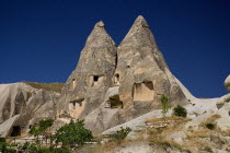 Turkey, Cappadocia, Goreme, Love Valley, Phallic looking fairy chimneys in this popular valley just outside Goreme.
