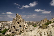 Turkey, Cappadocia, Goreme, Goreme Open Air Museum, The Nun's Convent or Nunnery is 7 storeys high and once housed as many as 300 nuns.