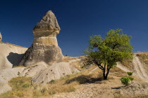 Turkey, Cappadocia, Goreme, Sword Valley, The valley got its name because of all the sharp pinnacles to be found there.