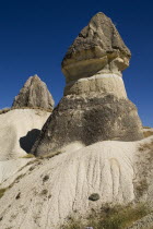 Turkey, Cappadocia, Goreme, Sword Valley, The valley got its name because of all the sharp pinnacles to be found there.