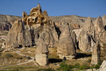 Turkey, Cappadocia, Goreme, Sword Valley, The valley got its name because of all the sharp pinnacles to be found there.