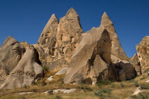 Turkey, Cappadocia, Goreme, Sword Valley, The valley got its name because of all the sharp pinnacles to be found there.