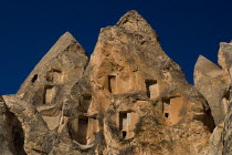 Turkey, Cappadocia, Goreme, Sword Valley, The valley got its name because of all the sharp pinnacles to be found there.