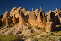 Turkey, Cappadocia, Devrent Valley, also known as Imaginery Valley or Pink Valley. Rock Formations