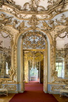 Germany, Bavaria, Munich, Nymphenburg Palace, Amalienburg, The Hall of Mirrors.