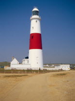 Portland Bill, the lighthouse was built in 1789 it is 41 metres high and light has a rang of 25 nautical miles.NavigationEnglish-chanellightShambles-bankPortland-RaceLighthouseDorset-CoastEurop...