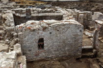 Nuemarkt  Excavated ruins of a buidling near the Galeriestrasse.Destination Destinations Deutschland European History Holidaymakers Sachsen Tourism Tourist Western Europe Saxony Sightseeing Tourists...