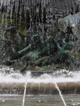 Nuestadt  fountain in Albert Platz.Destination Destinations Deutschland European History Holidaymakers Sachsen Tourism Tourist Western Europe Saxony Sightseeing Tourists History Historic  Destinatio...