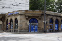 Exterior of a sex shop on the corner of Antonstrassee and Hainstrasse.Destination Destinations Deutschland European History Holidaymakers Sachsen Tourism Tourist Western Europe Saxony Sightseeing Tou...