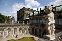 Zwinger Palace built 1710-1732  designed by Matthaus Daniel Poppelmann.Destination Destinations Deutschland European History Holidaymakers Sachsen Tourism Tourist Western Europe Saxony Sightseeing To...