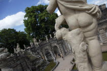 Zwinger Palace built 1710-1732  designed by Matthaus Daniel Poppelmann.Destination Destinations Deutschland European History Holidaymakers Sachsen Tourism Tourist Western Europe Saxony Sightseeing To...