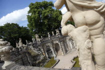 Zwinger Palace built 1710-1732  designed by Matthaus Daniel Poppelmann.Destination Destinations Deutschland European History Holidaymakers Sachsen Tourism Tourist Western Europe Saxony Sightseeing To...