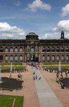 Zwinger Palace built 1710-1732  designed by Matthaus Daniel Poppelmann.Destination Destinations Deutschland European History Holidaymakers Sachsen Tourism Tourist Western Europe Saxony Sightseeing To...