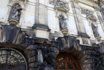 Nuemarkt  View of the Academy of Art from Georg-Treu Platz.Destination Destinations Deutschland European History Holidaymakers Sachsen Tourism Tourist Western Europe Saxony Sightseeing Tourists Histo...