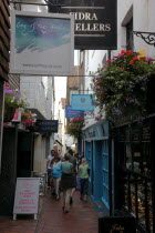 England, East Sussex, Brighton, The Lanes, Meeting House Lane.