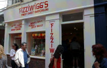 England, East Sussex, Brighton, The lanes,  Fizzywigs Sweet Shop.