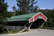 USA, New Hampshire Jackson Covered Wooden Bridge number 51.