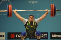 Sport, Weights, Weight Lifting, 94Kg Gold Medalist, Australian Aleskan Karapetyn, Commonwealth Games 2006 Melbourne Australia.
