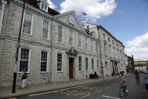 England, East Sussex, Lewes, High Street, Crown Court Building.