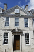 England, East Sussex, Lewes, High Street, Crown Court Building.