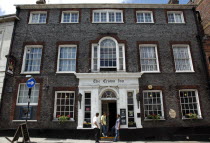 England, East Sussex, Lewes, High Street, Crown Inn Hotel and Bar. Featured on hotel inspectors tv programme.