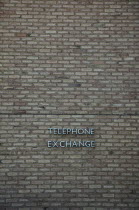 England, East Sussex, Lewes, North Street, Exterior of the Telephone exchange building.