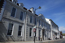 England, East Sussex, Lewes, High Street, Crown Court Building.