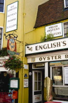 England, East Sussex, Brighton, The Lanes English's Oyster Bar and Seafood Restaurant exterior.